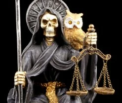 Sitzende Santa Muerte Figur - Schwarz -FIGUREN Verkäufe Santa Muerte Schwarz 5 1280x1280