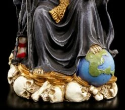 Sitzende Santa Muerte Figur - Schwarz -FIGUREN Verkäufe Santa Muerte Schwarz 6 1280x1280