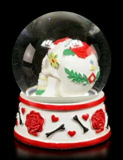 Schneekugel - Day Of The Dead Totenkopf - Weiß -FIGUREN Verkäufe Schneekugel Day Dead 4 1280x1280