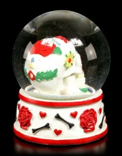 Schneekugel - Day Of The Dead Totenkopf - Weiß -FIGUREN Verkäufe Schneekugel Day Dead 5 1280x1280