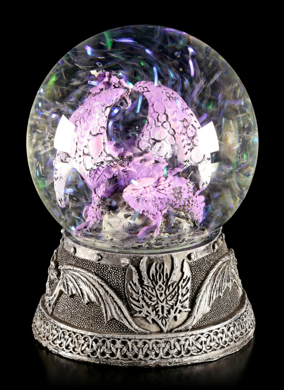 Schneekugel - Drache Hoarfrost 5 Schneekugel - Drache Hoarfrost – Bild 3