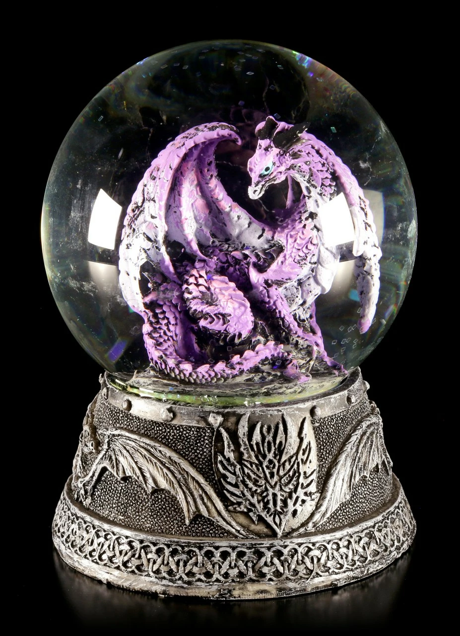 Schneekugel - Drache Hoarfrost 7 Schneekugel - Drache Hoarfrost – Bild 5