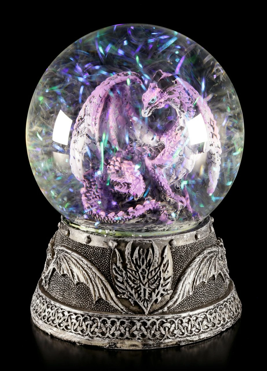 Schneekugel - Drache Hoarfrost 3 Schneekugel - Drache Hoarfrost