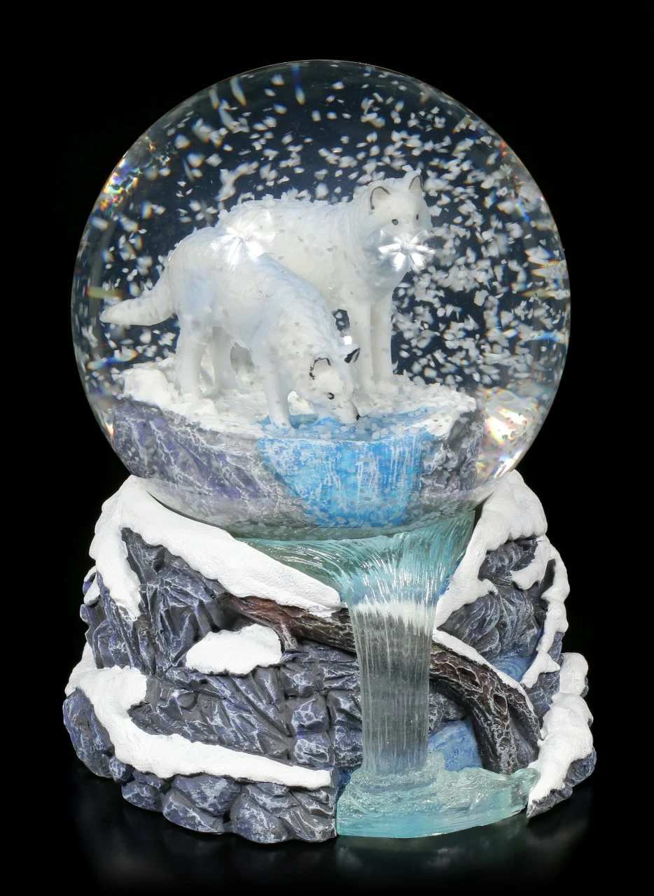 Schneekugel Mit Wölfen - Warriors Of Winter 3 Schneekugel Mit Wölfen - Warriors Of Winter