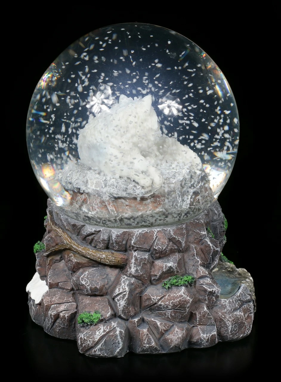 Schneekugel Mit Wolf - Guardian Of The North 5 Schneekugel Mit Wolf - Guardian Of The North – Bild 3