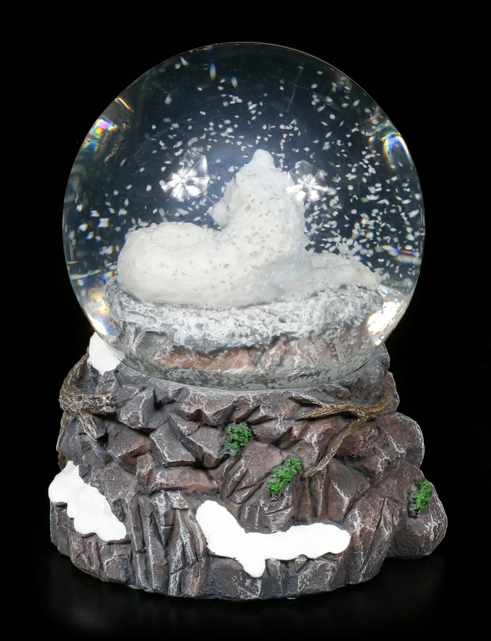 Schneekugel Mit Wolf - Guardian Of The North 6 Schneekugel Mit Wolf - Guardian Of The North – Bild 4