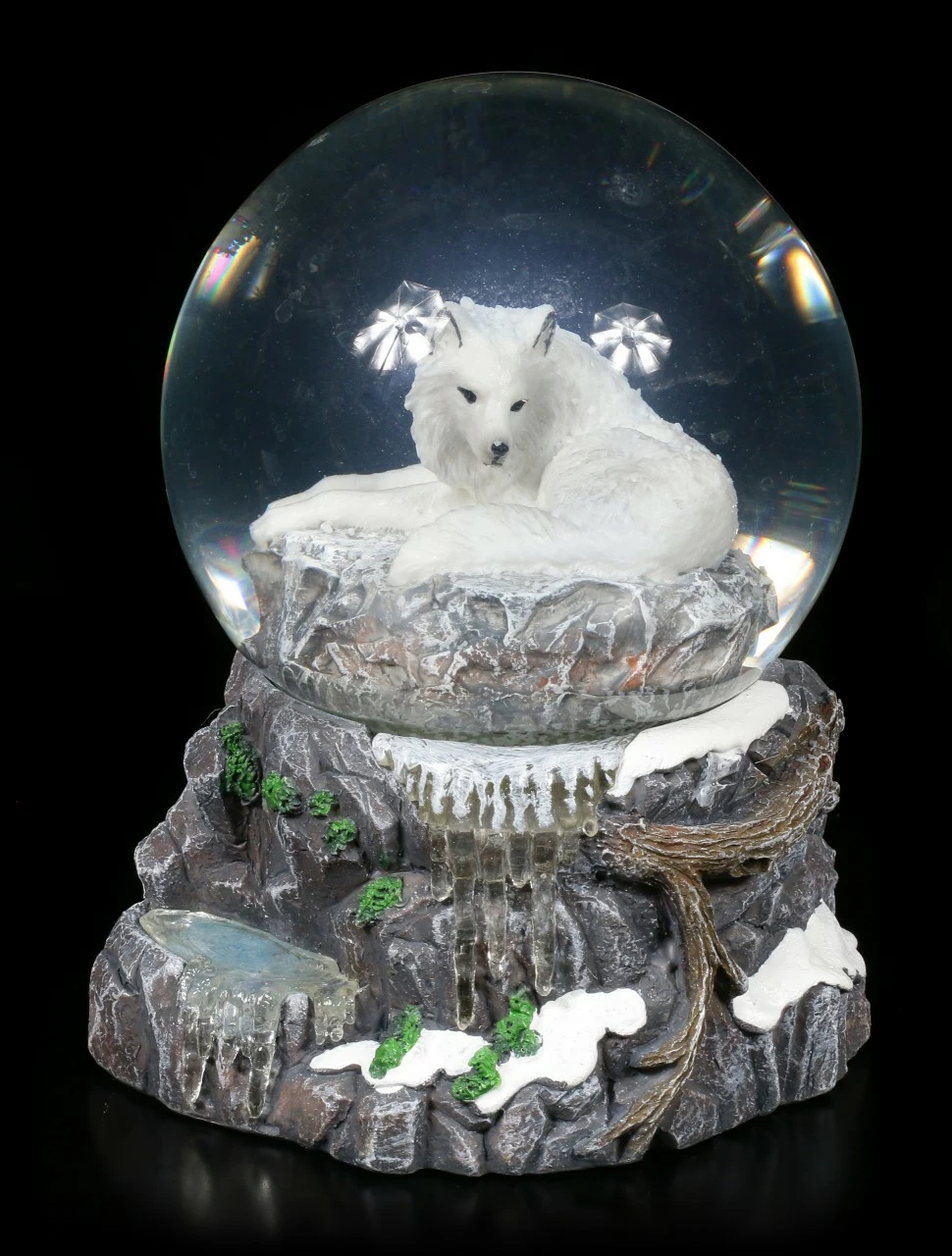 Schneekugel Mit Wolf - Guardian Of The North 7 Schneekugel Mit Wolf - Guardian Of The North – Bild 5