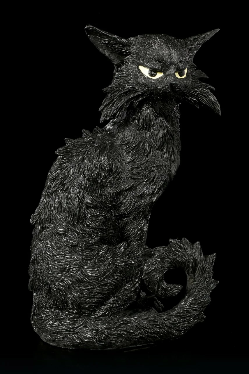 Schwarze Katzen Figur - Salem 4 Schwarze Katzen Figur - Salem – Bild 2