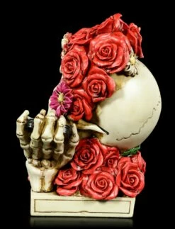 Skelett Totenkopf - Blumenkopf Mit Telefon -FIGUREN Verkäufe Skelett Blumenkopf Mit Telefon 2 1280x1280