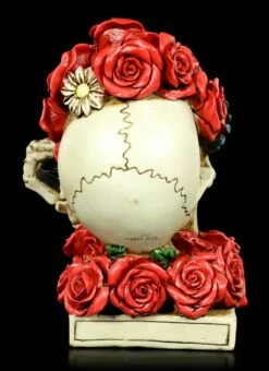 Skelett Totenkopf - Blumenkopf Mit Telefon -FIGUREN Verkäufe Skelett Blumenkopf Mit Telefon 3 1280x1280