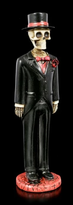Skelett Figur - Bräutigam Mit Zylinder