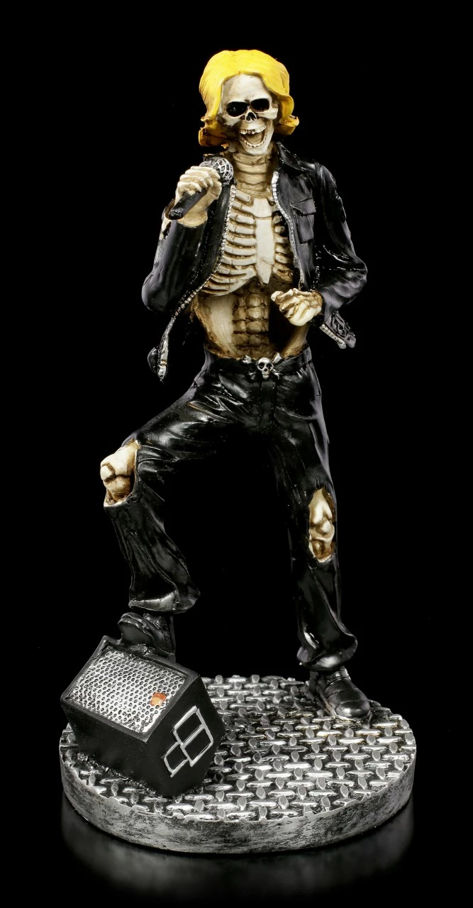 Skelett Figur - Rock Star Sänger 4 Skelett Figur - Rock Star Sänger – Bild 2