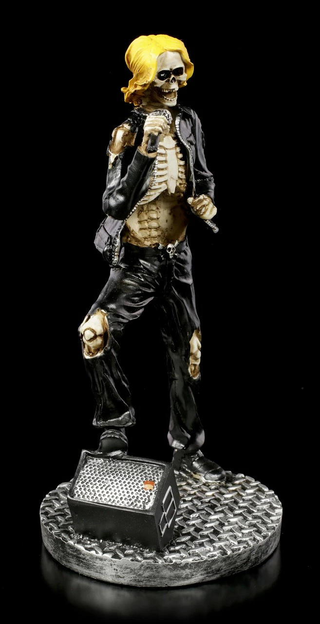 Skelett Figur - Rock Star Sänger 5 Skelett Figur - Rock Star Sänger – Bild 3