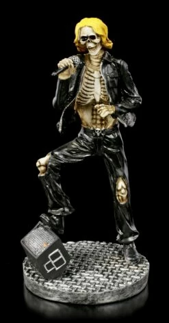 Skelett Figur - Rock Star Sänger