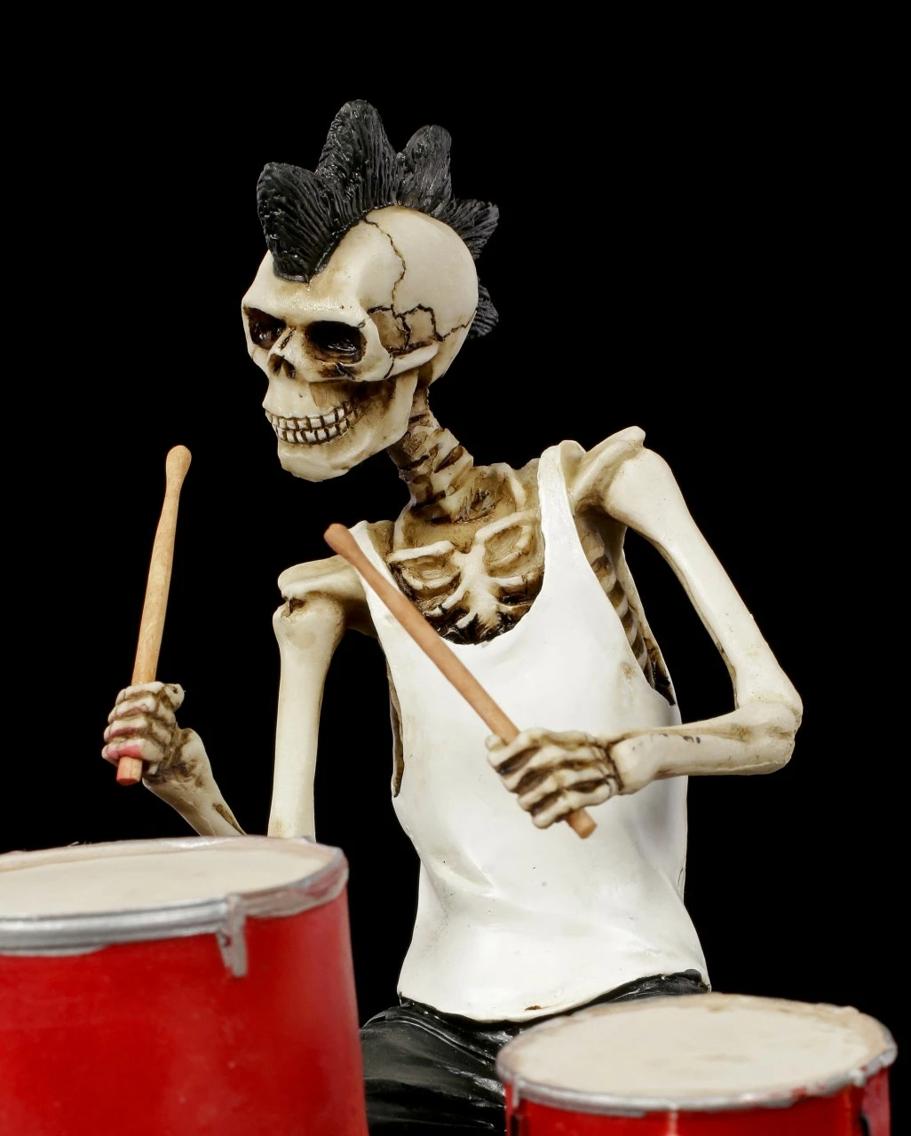 Skelett Figur - Rock Star Schlagzeuger 8 Skelett Figur - Rock Star Schlagzeuger – Bild 6