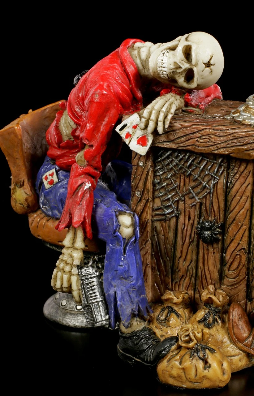 Skelett Figuren Beim Pokern - Marked Cards 8 Skelett Figuren Beim Pokern - Marked Cards – Bild 6