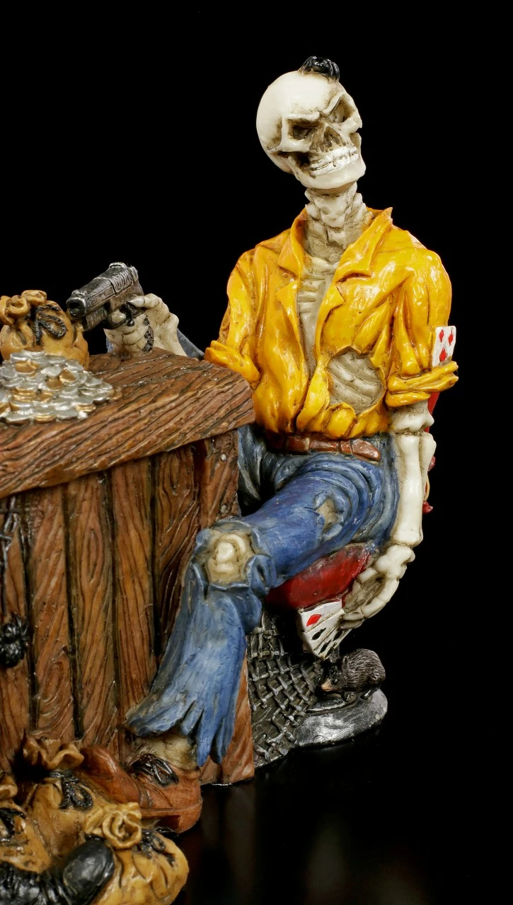 Skelett Figuren Beim Pokern - Marked Cards 9 Skelett Figuren Beim Pokern - Marked Cards – Bild 7