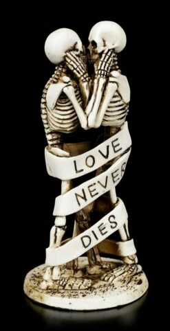 Skelett Figuren - Love Never Dies - Banderole -FIGUREN Verkäufe Skelett Figuren Love Never Dies Banderole 1280x1280