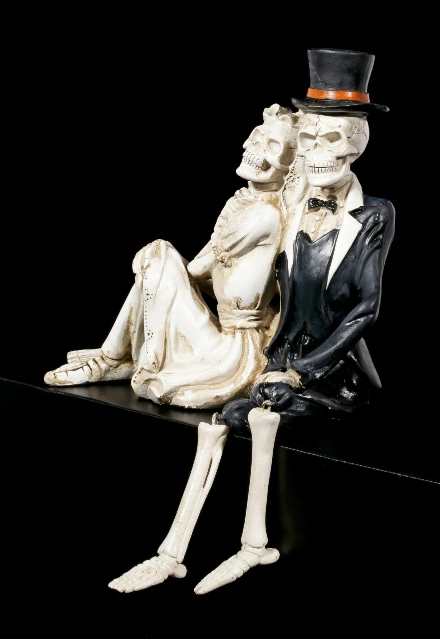 Skelett Kantenhocker - Love Never Dies 5 Skelett Kantenhocker - Love Never Dies – Bild 3