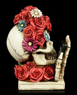Skelett Totenkopf - Rosenkopf Mit Telefon 10 Skelett Totenkopf - Rosenkopf Mit Telefon -FIGUREN Verkäufe Skelett Rosenkopf Mit Telefon 2 1280x1280