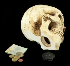 Spardose - Totenkopf Mit Spinne -FIGUREN Verkäufe Spardose Totenkopf Spinne 10 1280x1280