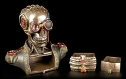 Steampunk Skelett Büste Mit Schatullen - Der Konteradmiral -FIGUREN Verkäufe Steampunk Bueste Konteradmiral 7 1280x1280