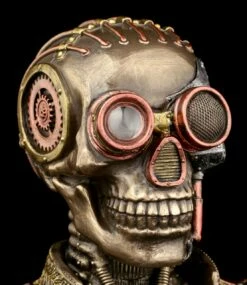 Steampunk Skelett Büste Mit Schatullen - Der Konteradmiral -FIGUREN Verkäufe Steampunk Bueste Konteradmiral 8 1280x1280