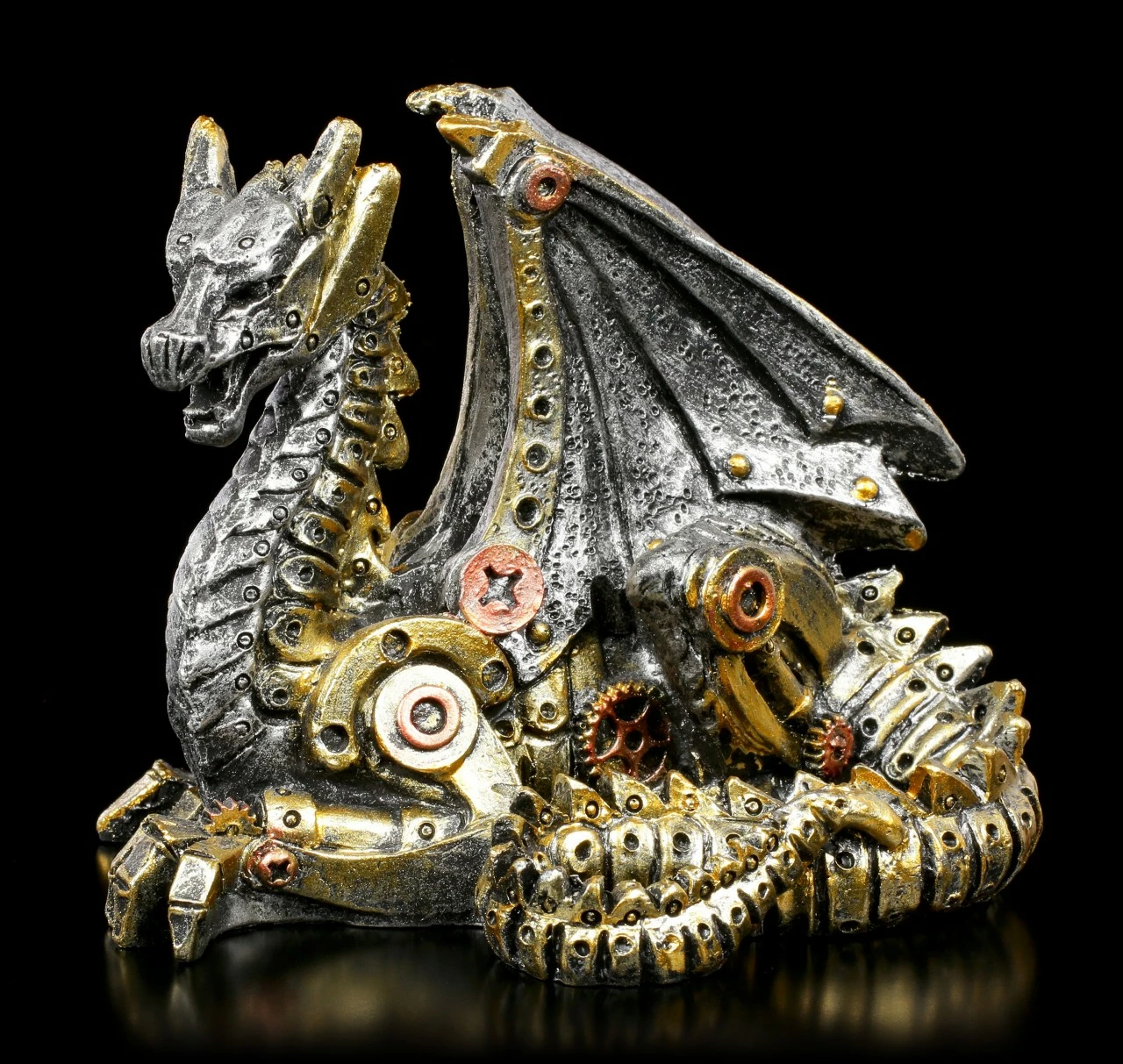 Steampunk Drachen Figur - Mechanical Hatchling 5 Steampunk Drachen Figur - Mechanical Hatchling – Bild 3