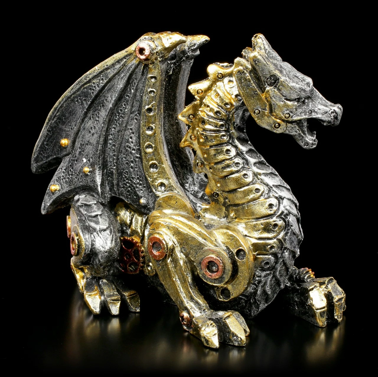 Steampunk Drachen Figur - Mechanical Hatchling 6 Steampunk Drachen Figur - Mechanical Hatchling – Bild 4