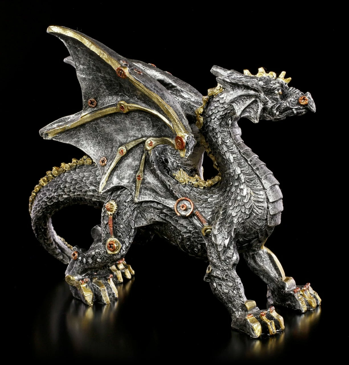 Steampunk Drachen Figur - Dracus Machina - Klein 5 Steampunk Drachen Figur - Dracus Machina - Klein – Bild 3