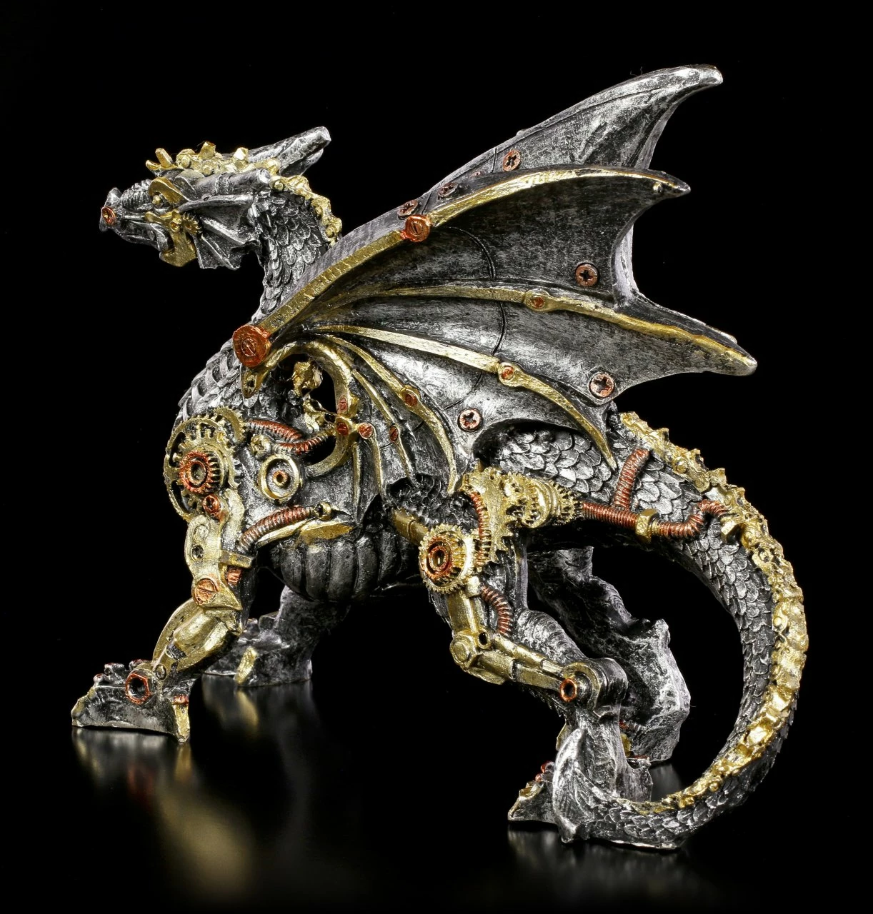 Steampunk Drachen Figur - Dracus Machina - Klein 7 Steampunk Drachen Figur - Dracus Machina - Klein – Bild 5