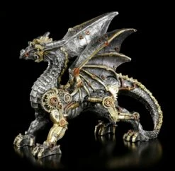 Steampunk Drachen Figur - Dracus Machina - Klein