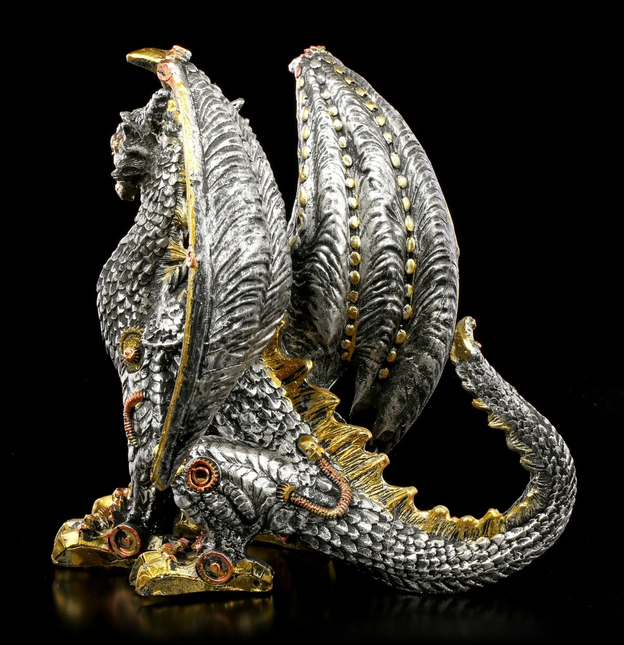 Steampunk Drachen Figur - Killing Machine - Klein 6 Steampunk Drachen Figur - Killing Machine - Klein – Bild 4