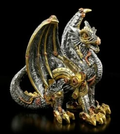 Steampunk Drachen Figur - Killing Machine - Klein