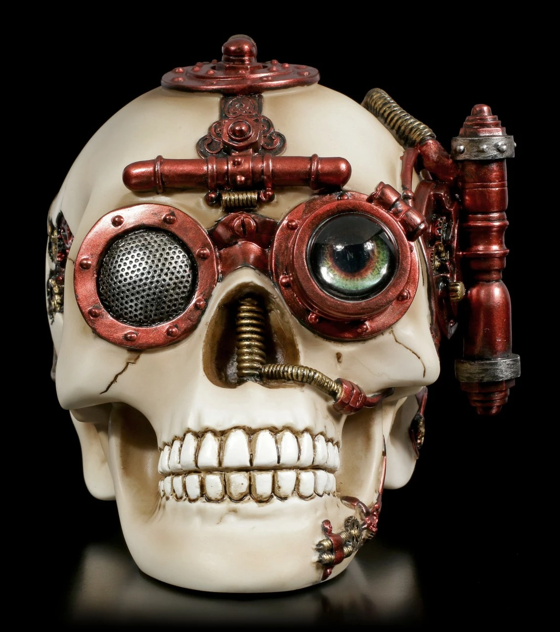 Steampunk Totenkopf Schatulle - Secret Observation 4 Steampunk Totenkopf Schatulle - Secret Observation – Bild 2