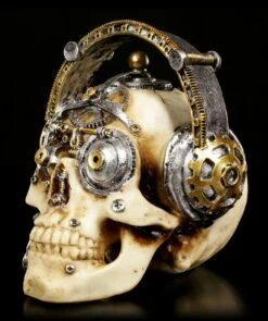 Steampunk Totenkopf - Techno Talk Klein -FIGUREN Verkäufe Steampunk Totenkopf Techno Talk klein 2 1280x1280