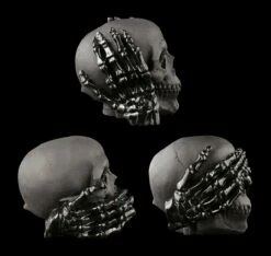 Totenkopf 3er Set - No Evil - Schwarz 11 Totenkopf 3er Set - No Evil - Schwarz -FIGUREN Verkäufe Totenkopf 3er Set No Evil Schwarz 4 1280x1280