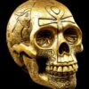 Ägyptischer Totenkopf - Goldfarben -FIGUREN Verkäufe Totenkopf Aegyptisch 1280x1280