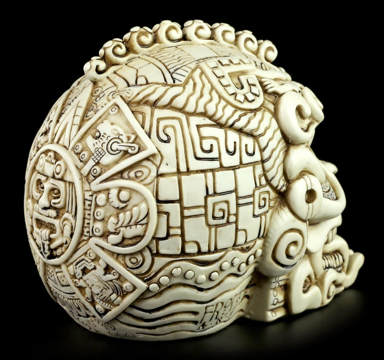 Totenkopf - Azteken Schädel - Weiß 8 Totenkopf - Azteken Schädel - Weiß – Bild 6