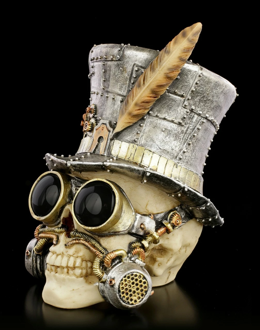 Steampunk Totenkopf - Count Archibald 5 Steampunk Totenkopf - Count Archibald – Bild 3