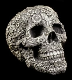 Totenkopf - Florales Muster