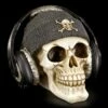 Totenkopf Mit Kopfhörern - Dead Beat - Grau -FIGUREN Verkäufe Totenkopf Kopfhoerer Dead Beat 1280x1280