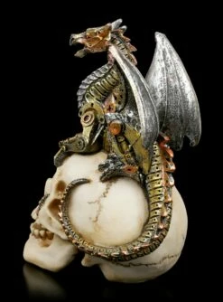 Steampunk Drache Auf Totenkopf - Dragon's Grasp -FIGUREN Verkäufe Totenkopf Mit Drache Dragons Grasp 3 1280x1280