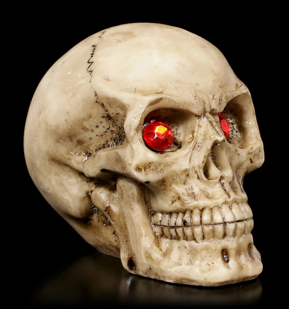 Totenkopf Mit Roten Augen 3 Totenkopf Mit Roten Augen