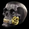 Totenkopf Mit Rose - Black Rose From Dead