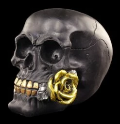 Totenkopf Mit Rose - Black Rose From Dead
