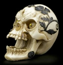 Totenkopf Mit Libelle -FIGUREN Verkäufe Totenkopf Schmetterling 2 1280x1280