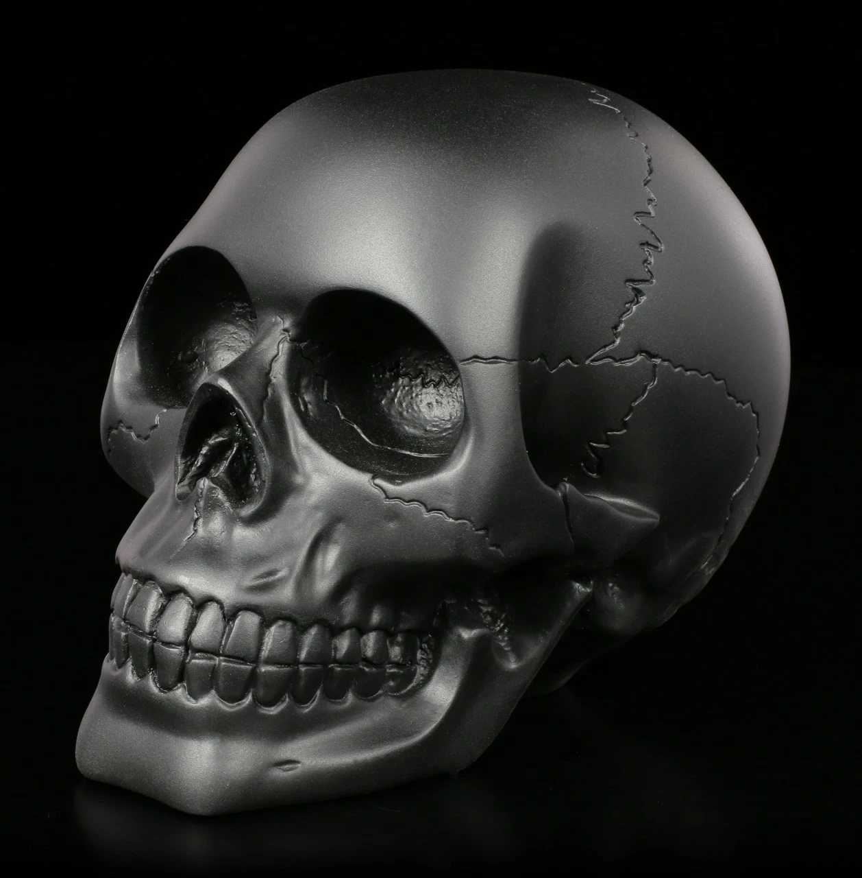 Totenkopf - Schwarz Matt 5 Totenkopf - Schwarz Matt – Bild 3