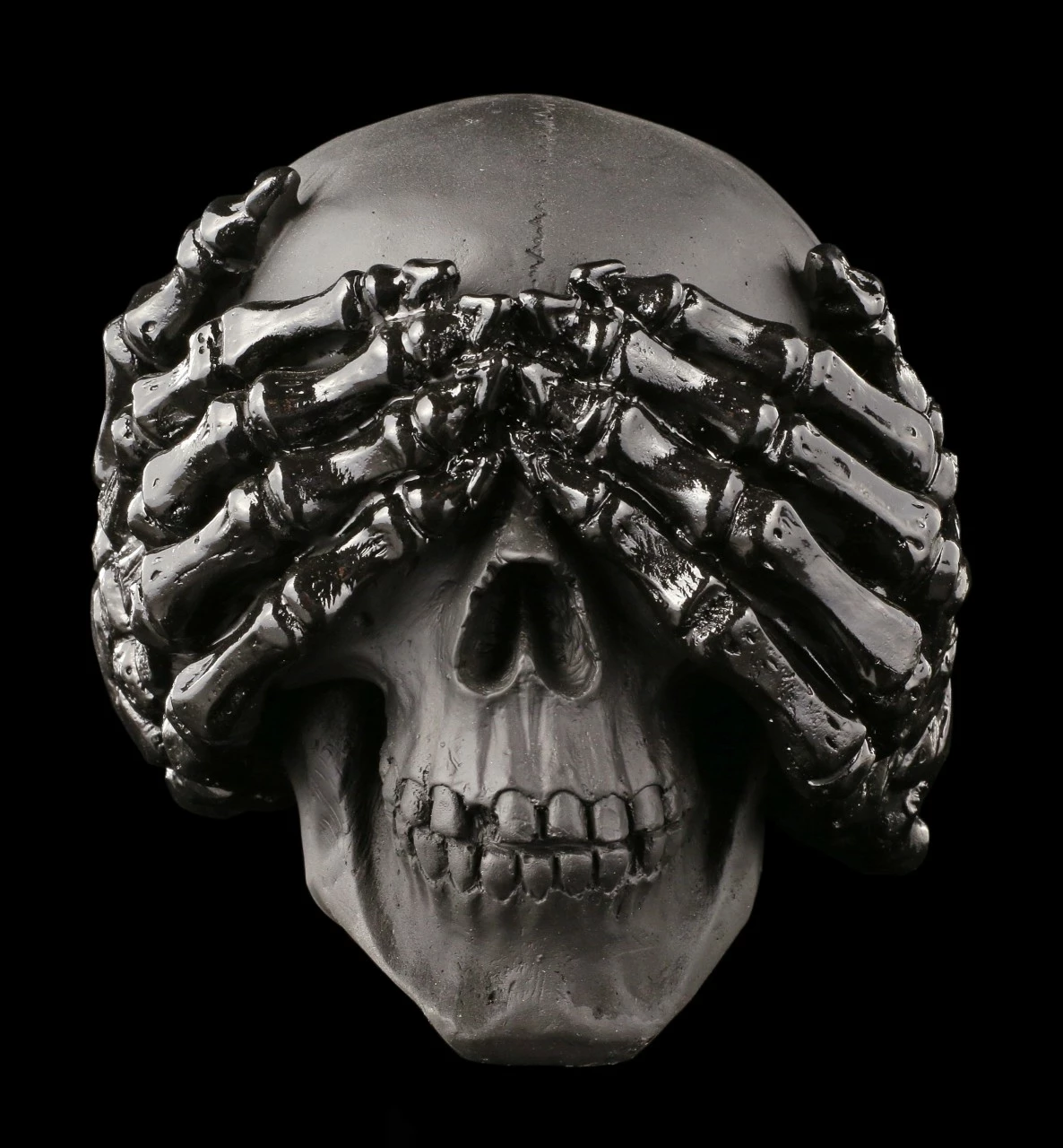 Totenkopf - See No Evil - Schwarz 4 Totenkopf - See No Evil - Schwarz – Bild 2