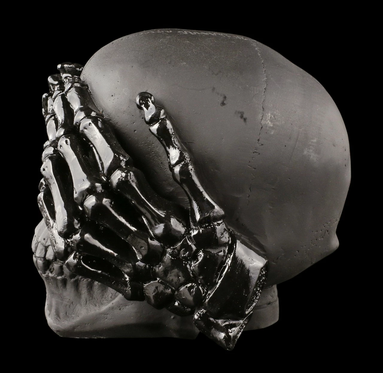 Totenkopf - See No Evil - Schwarz 5 Totenkopf - See No Evil - Schwarz – Bild 3